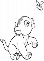 kolorowanki Król Lew Disney Simba numer  16